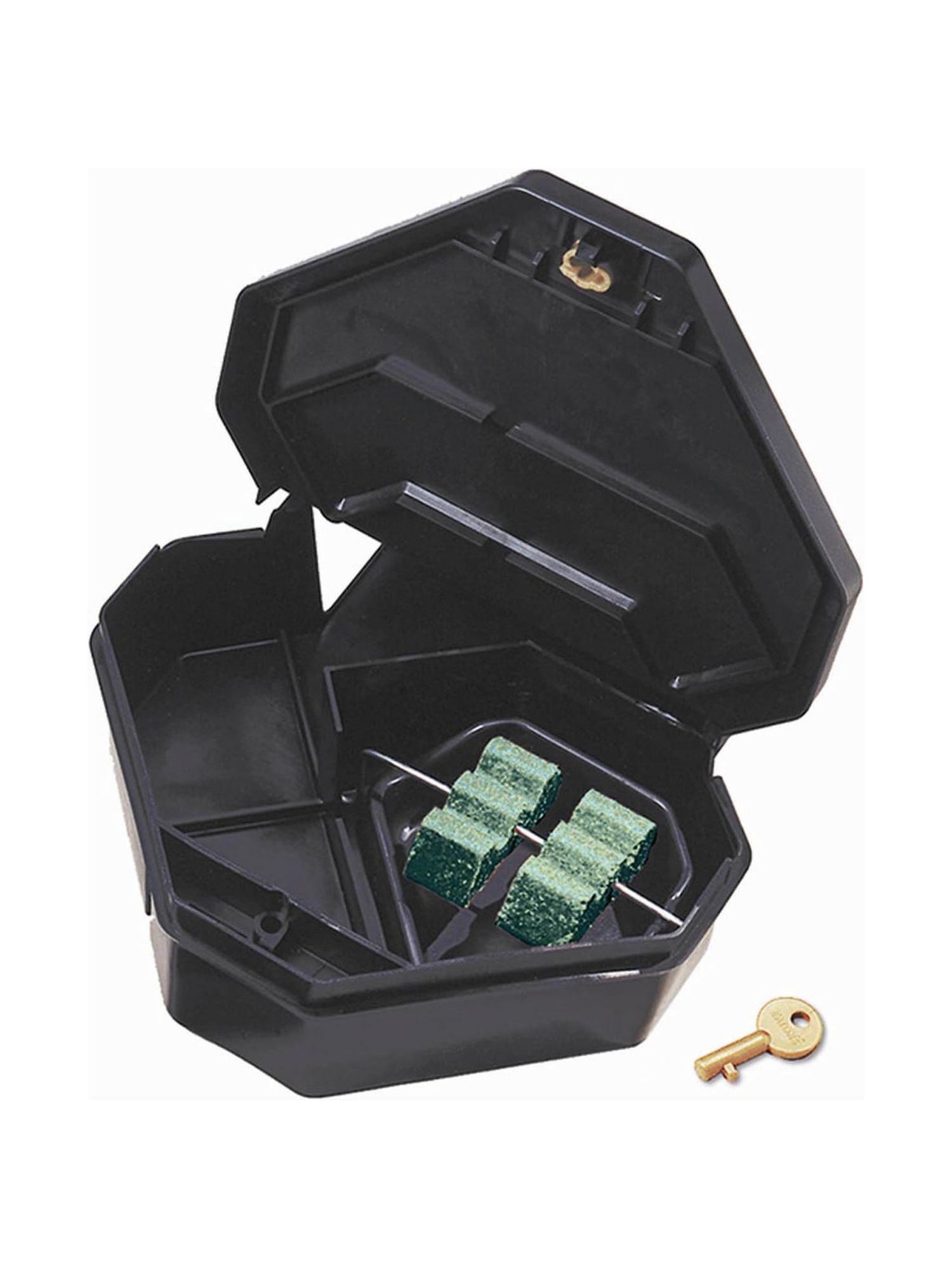 JT Eaton 904H Gold Key Rat Bait Station, Tamper-Resistant