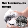 thumbnail image 3 of Exfoliating Shower Towel, 2/4Pack Exfoliating Antibacterial Shower Towel, Rip-Resistant Exfoliating Washcloth, for Men & Women, 3 of 6