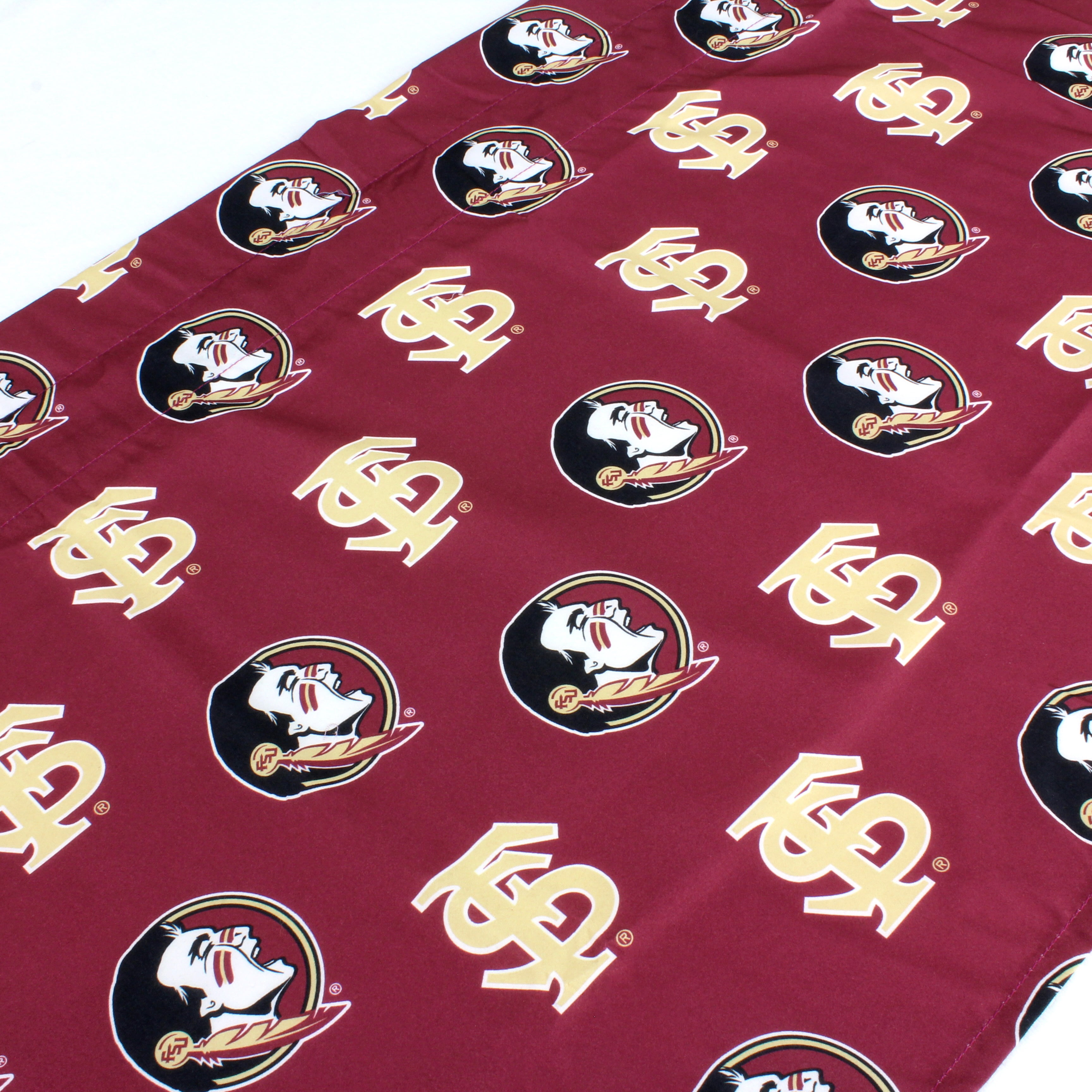 College Covers Florida State Seminoles 100% Cotton, 84" x 15" Curtain Valance, 1 Panel