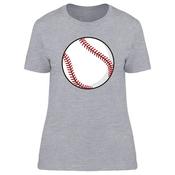 Big Baseball Ball  T-Shirt Women -Image by Shutterstock, Female x-Large