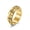 Gold, variant on Titanium Steel Vintage Hip Hop Punk Ring Men Jewelry Gift, Skull Rotatable-Gold-11