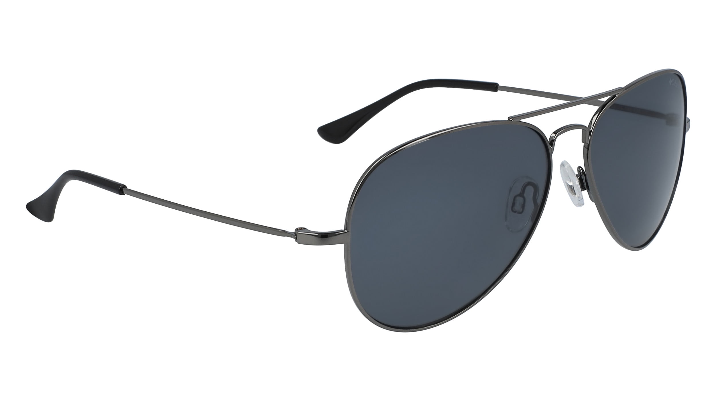 Columbia Norwester Aviator Sunglasses with Gun Metal Frame and Smoke Polarized Lenses