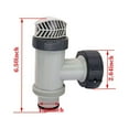 Timilge 4 Pack Pool Plunger Valve and Inlet Water Nozzle and Filter