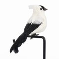 thumbnail image 1 of Espuma artificial pluma loro artesanía imitación pájaro modelo decoración (blanco) JShteea Libre de BPA, 1 of 8