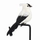 thumbnail image 2 of Pájaro Artificial Pájaro Artificial Espuma artificial pluma loro artesanía imitación pájaro modelo decoración (blanco), 2 of 4