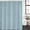 Haze Blue, variant on Polyester Fabric Vintage Haze Blue Shower Curtain, Farmhouse Retro Solid Color Linen Texture Waterproof Bathtub Curtain Bathroom Decor Set with Hooks 48 x 72 Inches