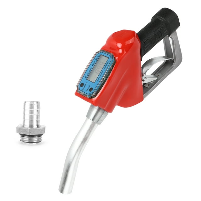 Turbine Meter, Multipurpose LCD Display Digital Gasoline Nozzle High Accuracy For Gasoline For Measuring Diesel For Petrol For Oil For Kerosene