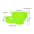 thumbnail image 4 of Seau à Maïs Soufflé avec Poignée Couvercle Bol en Silicone Micro-Ondes Pliable Tasse Résistante à la Chaleur Vert, 4 of 9