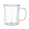thumbnail image 1 of Taza de doble pared Soledad 420ml vidrio aislamiento transparente, 1 of 10