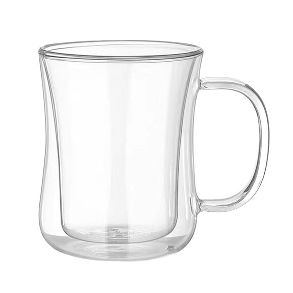 Taza de café Macarena taza de café de doble pared borosilicato 420 ml