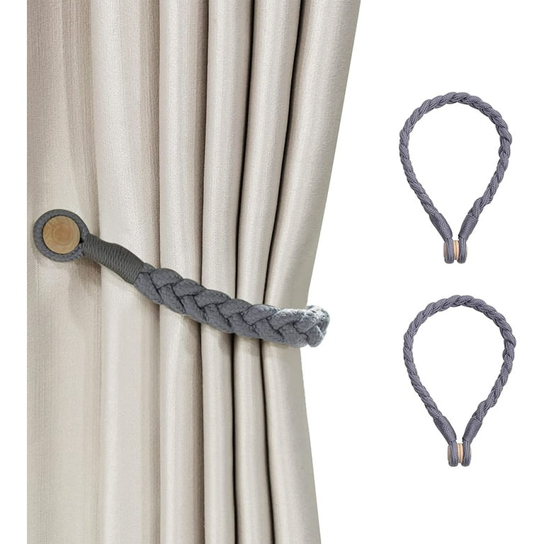 Magnetic Curtain Tieback Curtain Clips Rope Back Curtain Holders