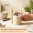 thumbnail image 4 of Frascos de vidrio EDELHAUS para avena nocturna, 480 ml (paquete de 4), 4 of 9