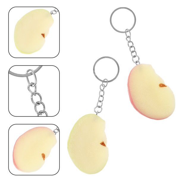 Moluckfu 2Ud Llavero En Rodajas Para Decorar Llaves Y Maletas Con Estilo