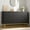 Black, variant on IdealHouse 53.5" Wide Modern 6 Drawer Dresser, Wide Chest with Gold Metal Legs & Handles, Wood Storage Organizer for Bedroom, Living Room, Hallway, White