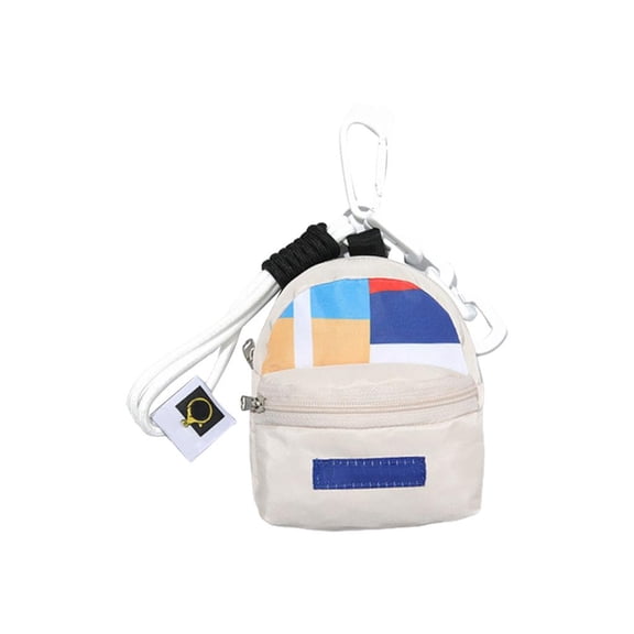 Colorful Miniature Backpack Pendant Keychain Accessory For Storing Small Items