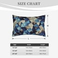 thumbnail image 6 of Balery Abstract Blue Squares Pillow Covers,Bed Pilowcases,Reversible Plush Throw Pillow Covers End Pillow Encasement,Pillow Case - 20"X30", 6 of 9
