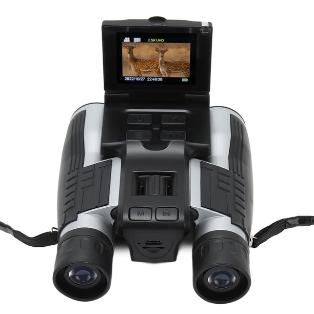 Cámara Con Binoculares Digitales, Cámara Grabadora De Fotografías Y Video 5MP 12X Lente Multipropósito De 32 Mm Para Ver Conciertos