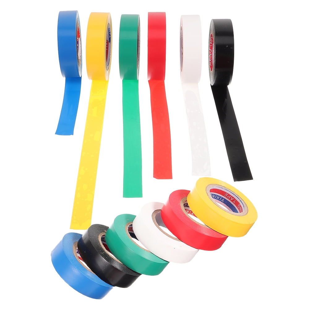 PTOOTP PVC Electrical Insulating Tape for Wire Connections, , , , , Ideal for Home and Industrial Use