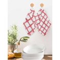 thumbnail image 2 of Red Buffalo Plaid Kitchen Dish Towels for Drying Dishes Set of 3, Farmhouse Check Stripes Retro Geometric Waffle Weave Microfiber Hand Tea Bathroom Towels Quick Dry & Absorbent Towel 12x12, 2 of 7