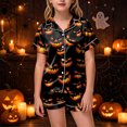 thumbnail image 2 of OJSFQUFP Girls Shorts Set Toddler Short Sleeve Print Shirts Tops Pants Outfits Button, 2 of 6