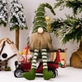 thumbnail image 1 of juguete viejo Navidad enano decoración Mini enano estatua rayas tejer sombrero regalos lindos para niños, 1 of 4