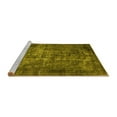 thumbnail image 2 of Ahgly Company Machine Washable Indoor Rectangle Oriental Yellow Industrial Area Rugs, 8' x 12', 2 of 4