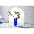 thumbnail image 3 of Majestic Gifts T-870-14 14 in. Glass Footed Barrel Vase, Cobalt, 3 of 5