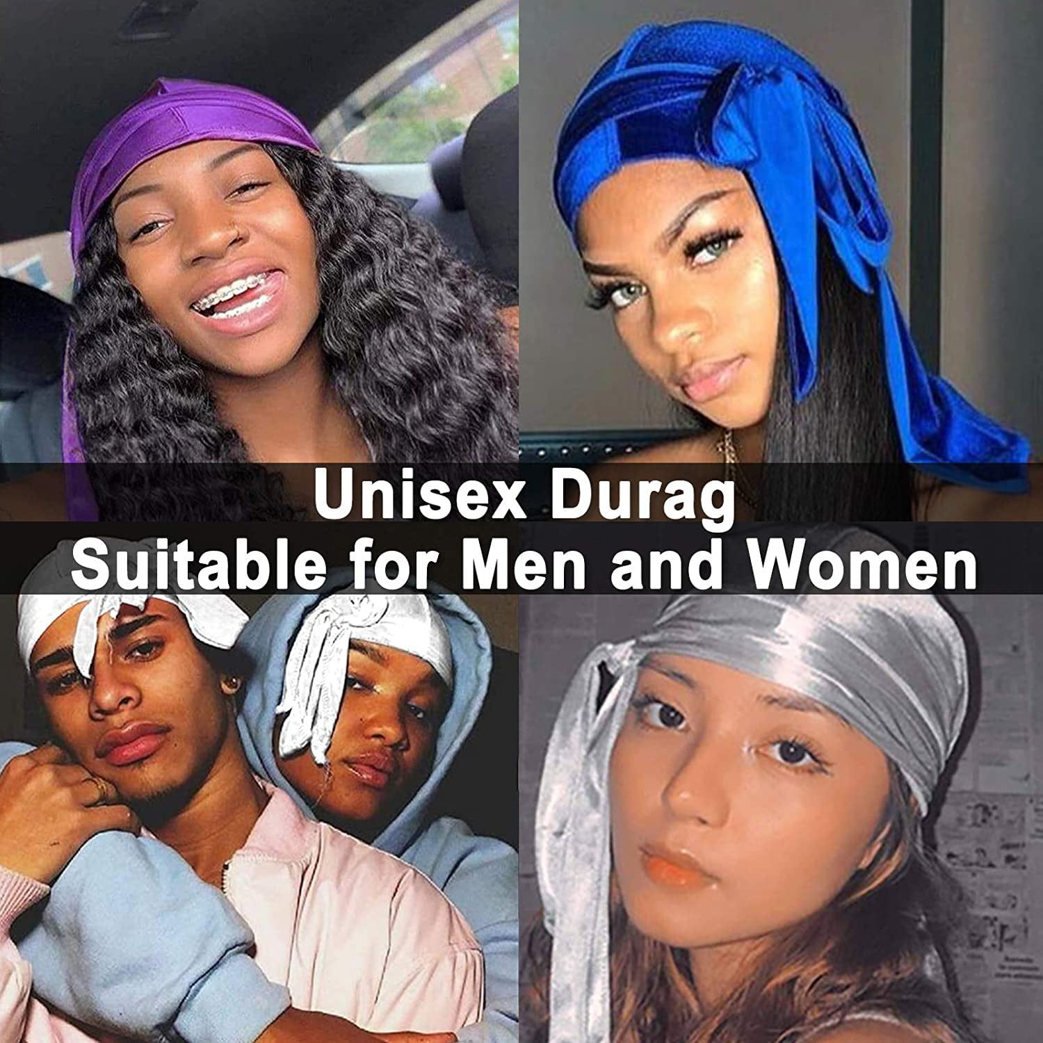 Turban Durag - Satin Liner (12 Colors) – ATLANTA BEAUTY DEPOT II