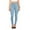 Sky Blue, variant on WTXUE Womens Jeans Stretchy, Tapered Pants Jeans Pants Polyester High Waist Button Daily Woman, Stretchy Jeans Pantalones De Mujer, White