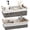 Grey, variant on Homaryx Storage Basket Wicker Baskets for Organizing Storage Bins for Counter Toilet Paper Storage Basket for Toilet Tank Top (Set of 2,Grey)