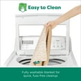 thumbnail image 6 of FurHaven Birch Faux Fur & Suede Waterproof Blanket for Dogs and Cats - Taupe, Small, 6 of 13