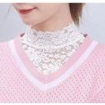 thumbnail image 3 of Municipal Lace Fake Collar Shirt Turtleneck Faux Collar Detachable Dickey Collar for Women Girls, 3 of 3