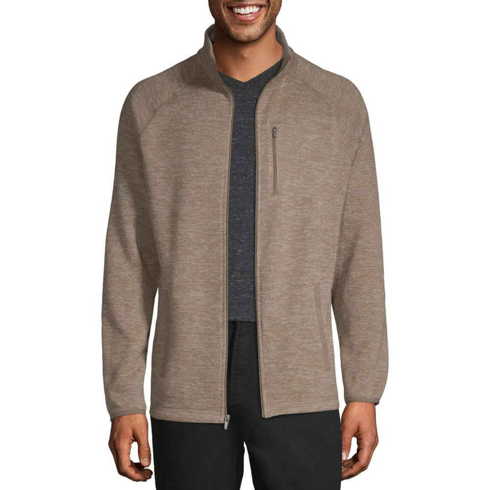 GEORGE - George Men's Full-Zip Sweater Fleece, Up to Size 5XL - Walmart