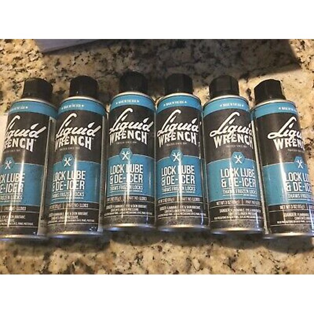 Liquid Wrench LLD03/66PK Lock Lubricant and DeIcer 3 oz, (Pack of 6