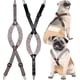 thumbnail image 1 of 2 Pieces Dog Diaper Suspenders Belly Bands Canine Harness Keep Diaper On Your Dog For Small Medium And Large Dogs (black, Brown, Small) Small-YUHAO, 1 of 5