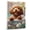 Barbet, variant on Plott Hound Dog Bathroom Poster Print Farmhouse Bathroom Animals Wall Decor Dog - Painting Dog Canvas Framed Artwork for Toilet Bathroom