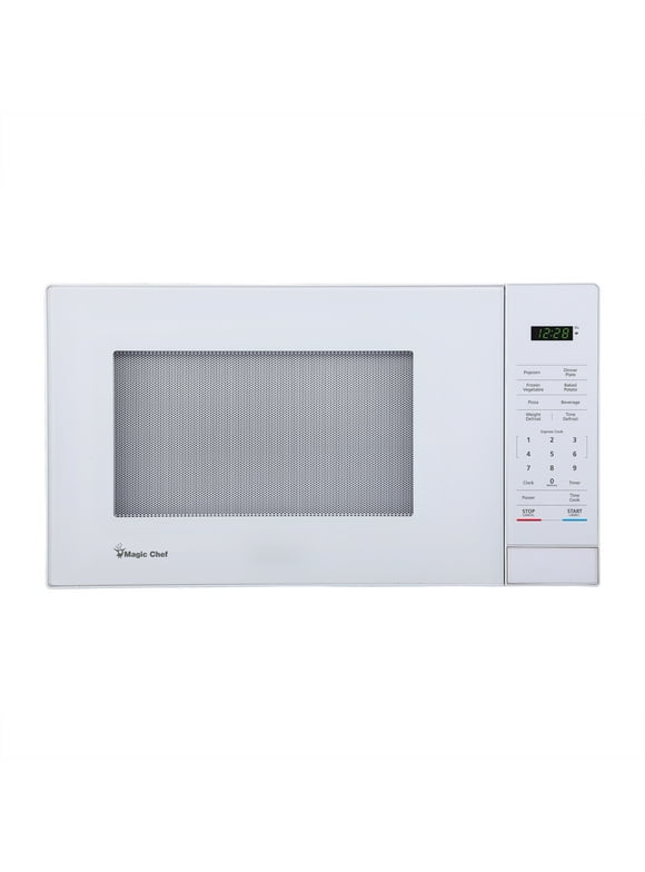 Magic Chef MC110MW Countertop Microwave Oven, 1,000 Watts, White