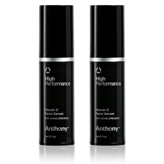 Anthony Vitamin C Serum for Face Anti Aging High Performance – Dark Spot Corrector for Face Brightening Serum – Contains Polypeptides & Salicylic Acid, Rejuvenates Skin 1 Fl Oz Pack of 2