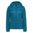 thumbnail image 6 of GEWSEY Women's Hooded Packable Ultra Light Weight Short Down Jacket (Blue, 4XL), 6 of 6
