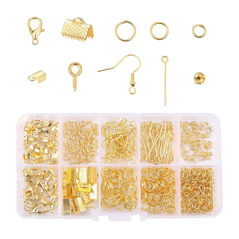 Jewelry Making Supplies Set with Accessories Jewelry Findings Jewelry  Repair Tools for Crafting Earrings Necklace Bracelet Adult and Beginners  Aureate 