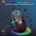 thumbnail image 4 of Ratón inalambrico y con cable CUTICAT RGB Recargable hasta 10000 DPI para PC Portátil Gamer, 4 of 8