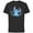 Black, variant on Disney Stitch with Flowers & Butterfly Easter Spring Vibes - Short Sleeve Cotton T-Shirt for Adults - Customized-Black
