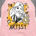 thumbnail image 3 of Disney Princess - Rapunzel The Artist - Toddler & Youth Girls Raglan Graphic T-Shirt, 3 of 5