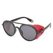 Fashion Leather Covered Men's and Women's Sunglasses