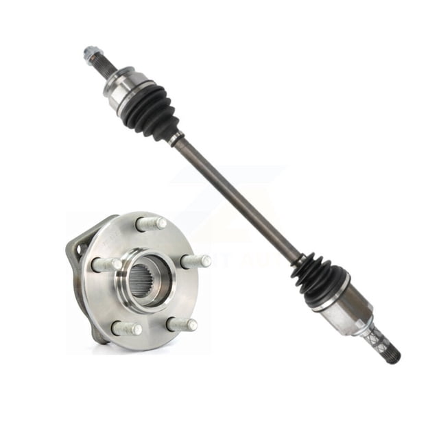Kugel Front Left (Driver Side) CV Axle Drive Shaft and Complete Wheel Hub Bearing Assembly Kit for Car Subaru Impreza Outback Legacy KN7-100103