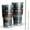 Blue And Orange, variant on 30oz Colorful Arrow Pattern Tumblers Stainless Steel Tumbler with Lid and Straw,Vacuum Insulated Double Wall Travel Tumbler Cups Mug with Cleaning Brush for Coffee,Tea