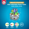 thumbnail image 3 of Play Day Space Station Inflatable Kids Water Table 30" x 30" x 35", 3 of 10