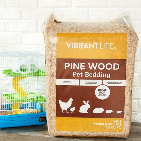Vibrant Life Pine Wood Pet Bedding, 141 L