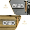 thumbnail image 3 of Shisuyan Universal Stainless Steel Range Hood Wall Bracket High Strength Range Hood Mounting System for Secure Range Hood Installation Support, 3 of 8