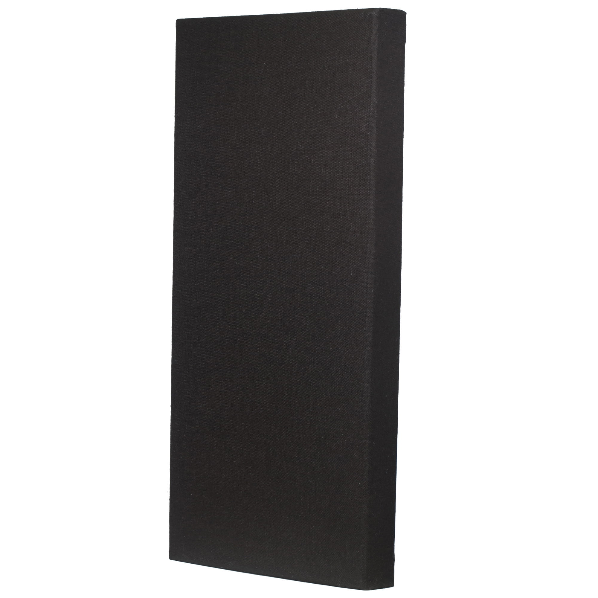 ATS Acoustics Sound Absorbing Acoustic Panel 24" x 48" x 4" Beveled Edge (Black)